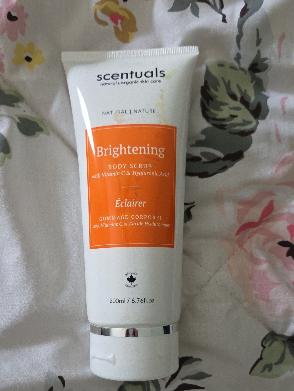 Scentuals Brightening Body Scrub — Orange & White